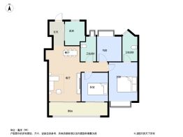 象屿华发·铂萃云湾3室2厅1厨2卫建面95.0㎡
