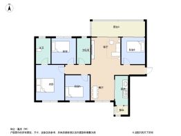 银河玺悦台4室2厅1厨2卫建面119.0㎡