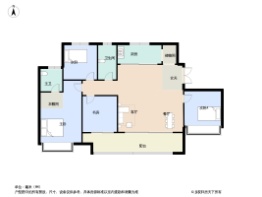 滨河云璟4室2厅1厨2卫建面141.0㎡