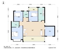 银河玺悦台4室2厅2卫建面128.0㎡