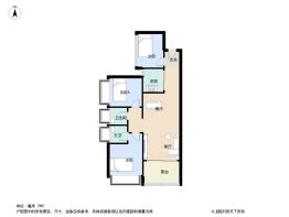 江滨明珠2室2厅2卫建面82.0㎡