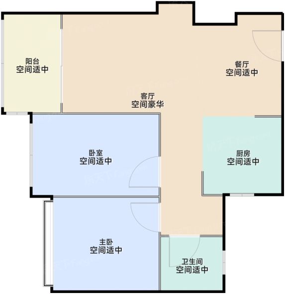 卓越珑秀公馆:南山科技园旁65㎡两房双学区地铁盘值得买吗?